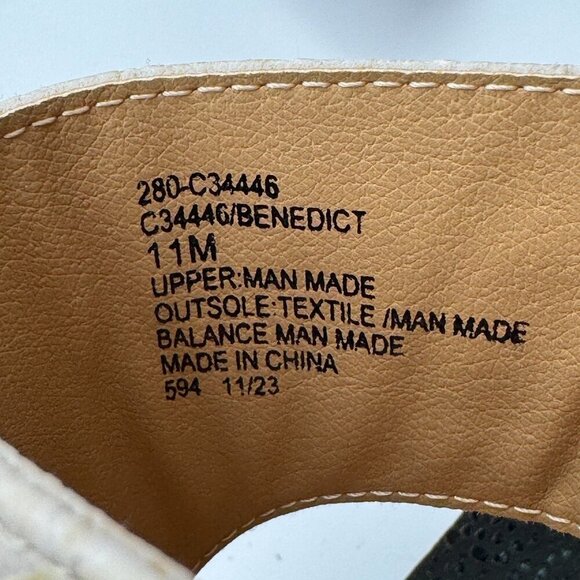 Cliffs White Mountain Womens Benedict Beige Slip-On Thong Sandals Textured 11 - Picture 6 of 9